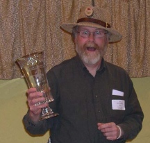 Russ with award